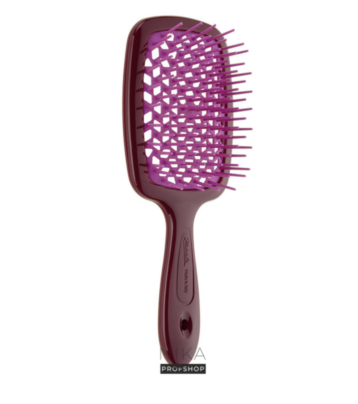 Щітка Janeke Superbrush Small Бургундія з фіолетовим