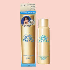 Сонцезахисний спрей для обличчя, тіла і волосся Shiseido Anessa Perfect UV Sunscreen Skincare Spray, SPF 50+ PA++++, 60 г