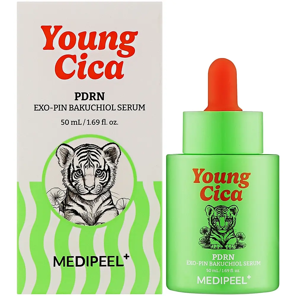 Ультразволожувальна сироватка з PDRN і гіалуроновою кислотою Medi Peel Young Cica PDRN Exo-Pin Hyaluronic Serum, 50 мл