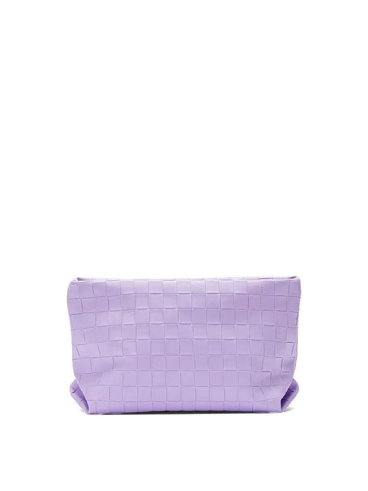 Косметичка лілова середня BEAUTY-TO-GO BAG LILAC WOVEN Victoria's Secret