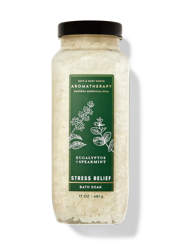 Сіль для ванни Bath and Body Works Aromatherapy Eucalyptus Spearmint Sea Salt 481g