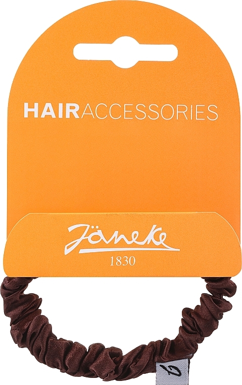 Резинка для волосся маленька 1830 коричнева Janeke Small Scrunchies Brown