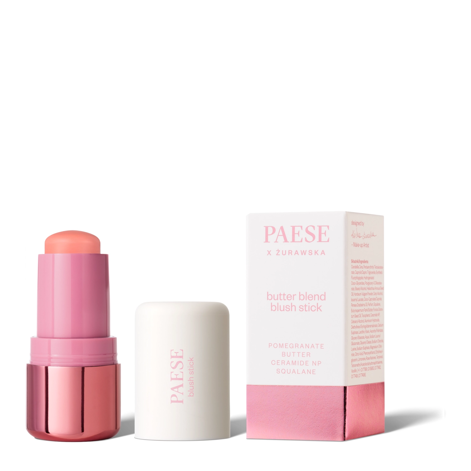 Кремові рум'яна стік Paese Blush Stick Butter Blend 03 Coral 6 г
