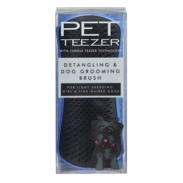 Щітка для вичісування собак Pet Teezer - De-shedding & Grooming Blue/black