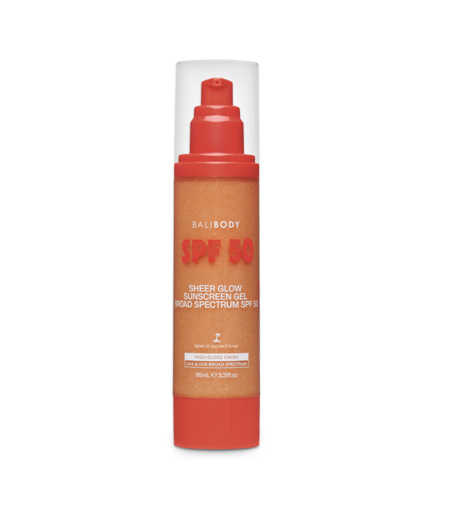 Bali Body Sheer Glow Sunscreen Gel SPF50 — Сонцезахисний гель з ефектом природного сяйва