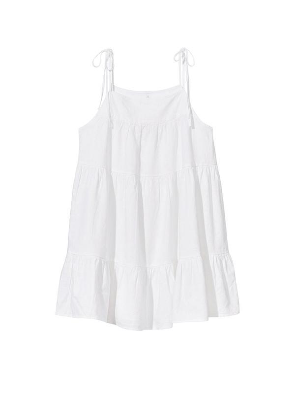 Одяг пляжний сарафан білий Size XS