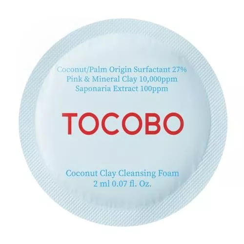 Пробник Tocobo coconut clay cleansing foam 2 ml