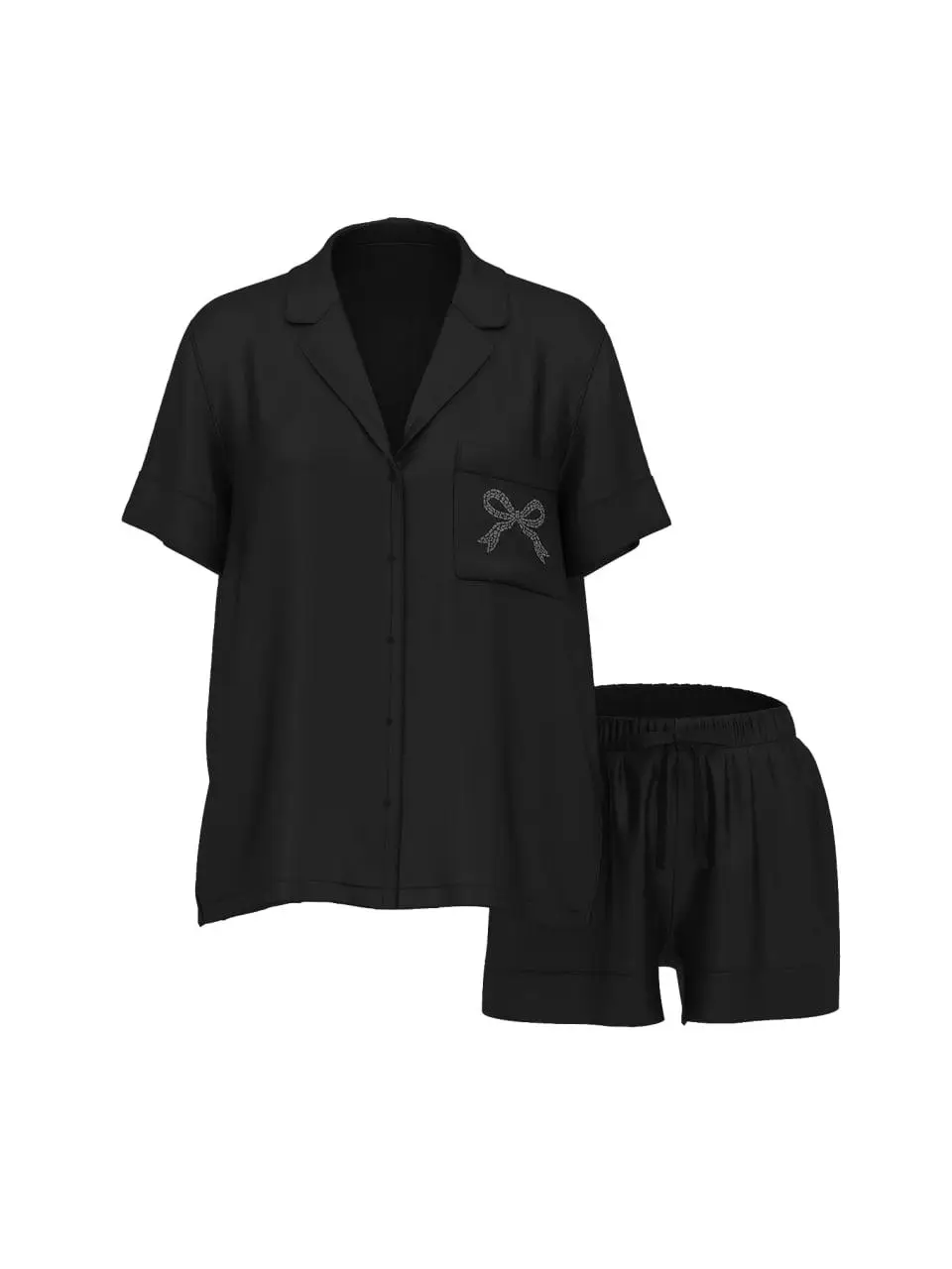 Піжама сатинова Victoriaʼs Secret Signature Satin Short Pijama Set Size XS