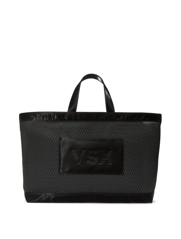 Сумка пляжна Victoria's Secret VSX Mesh Tote Bag чорна