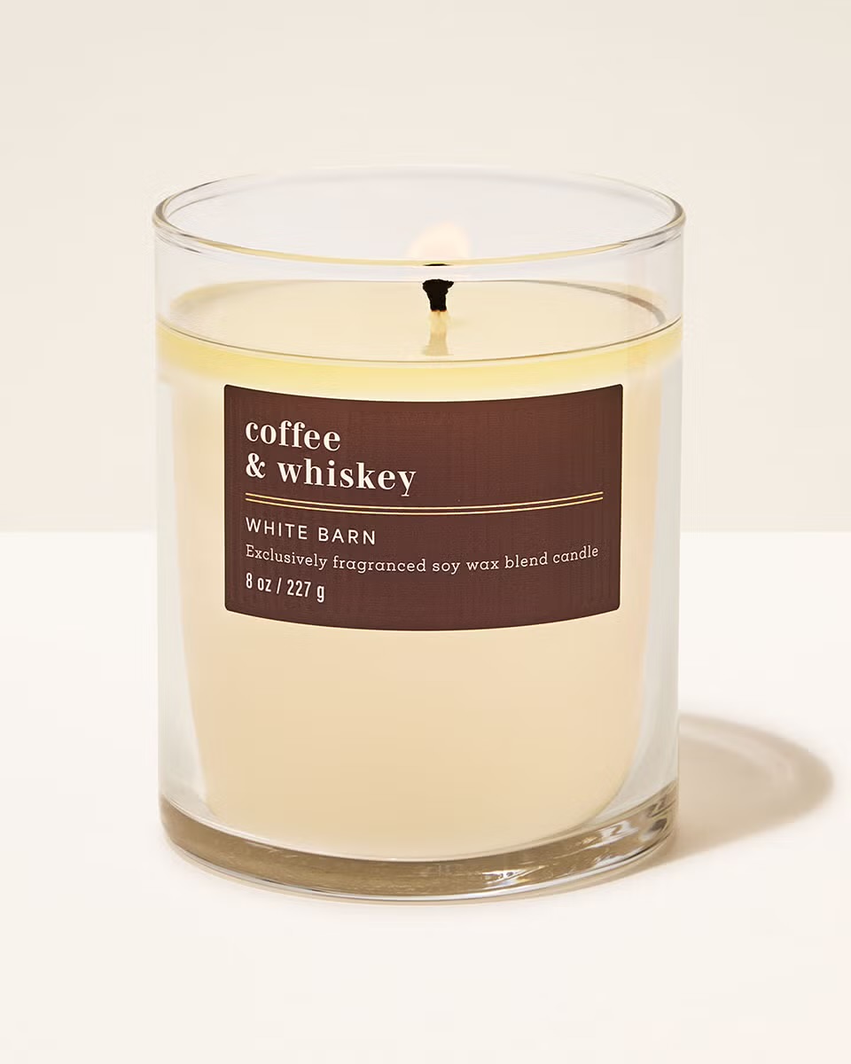 Середня свічка Bath and body works - COFFEE & WHISKEY