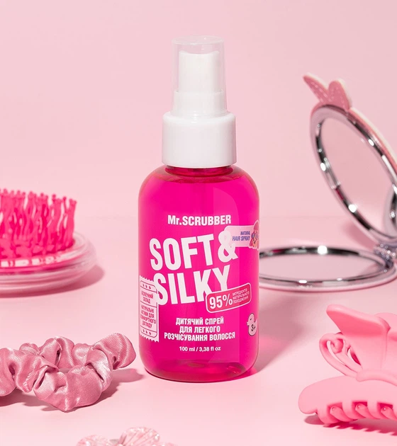 Дитячий спрей Mr.Scrubber Soft & Silky для легкого розчісування волосся 200ml
