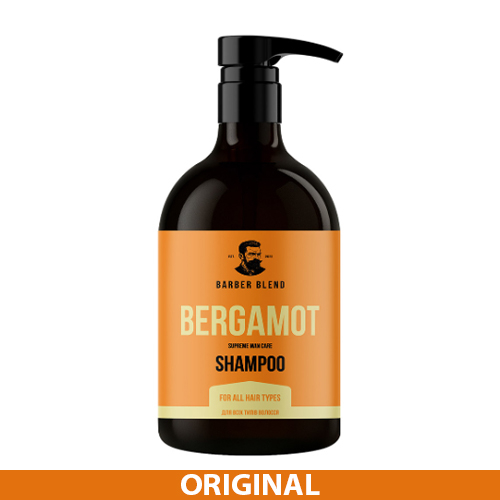 Шампунь для всіх типів чоловічого волосся Barber Blend Bergamot Shampoo, 500ml
