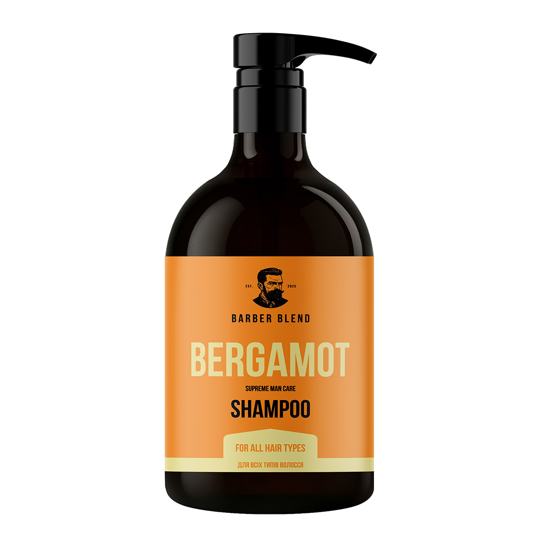Шампунь для всіх типів волосся Bergamot BARBER BLEND