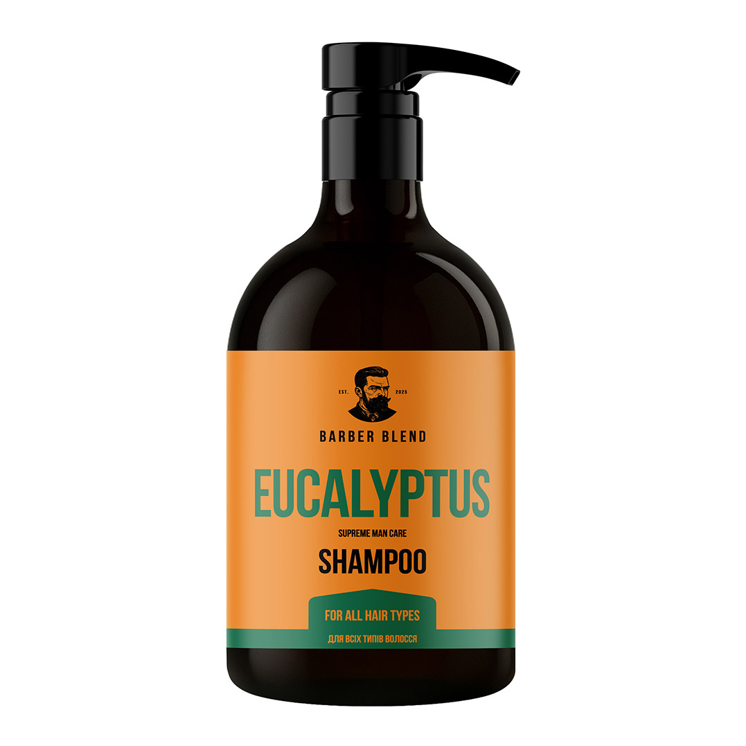 Шампунь для всіх типів волосся - Barber Blend Eucalyptus Shampoo 100ml