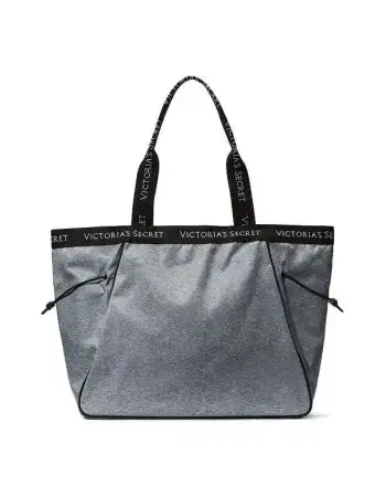 Сумка шопер сіра Victoria Secret Tote Grey Logo