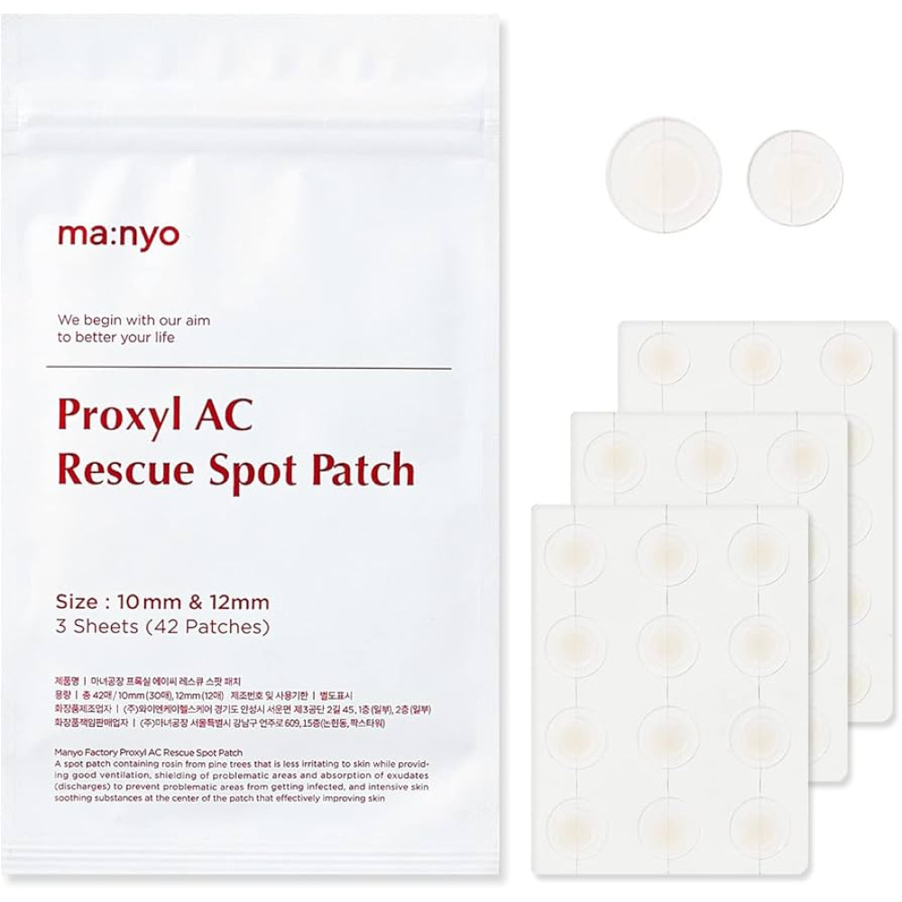 Патчі локальні для боротьби із запаленнями Manyo Proxyl AC Rescue Spot Patch, 42 шт
