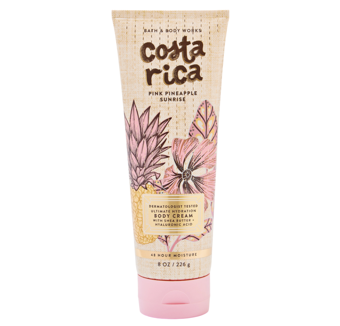 Крем для тіла Bath and body works - Costa Rica Pink Pineapple Sunrise 236ml