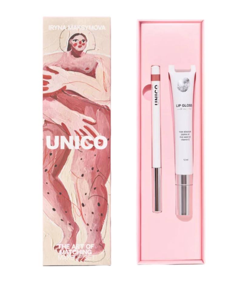 Дуо набір Unico Intense Color Duo (Олівець Idol + блиск Amour)