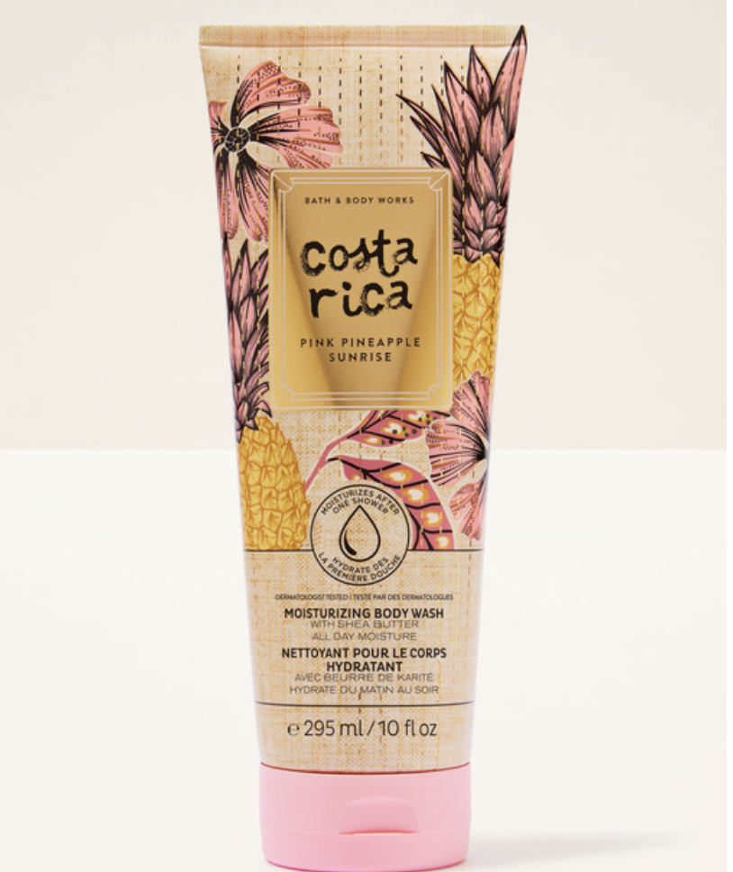 Кремовий гель Bath and body works - Costa Rica Pink Pineapple Sunrise
