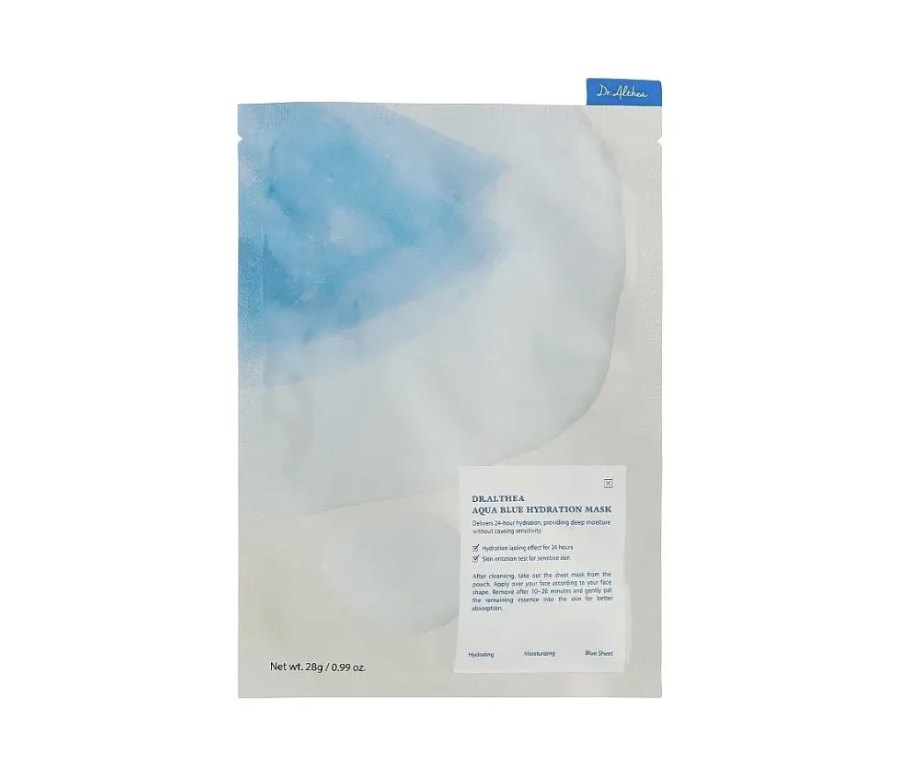 Тканинна маска для обличчя Dr.Althea Aqua Blue Hydration Mask 28g