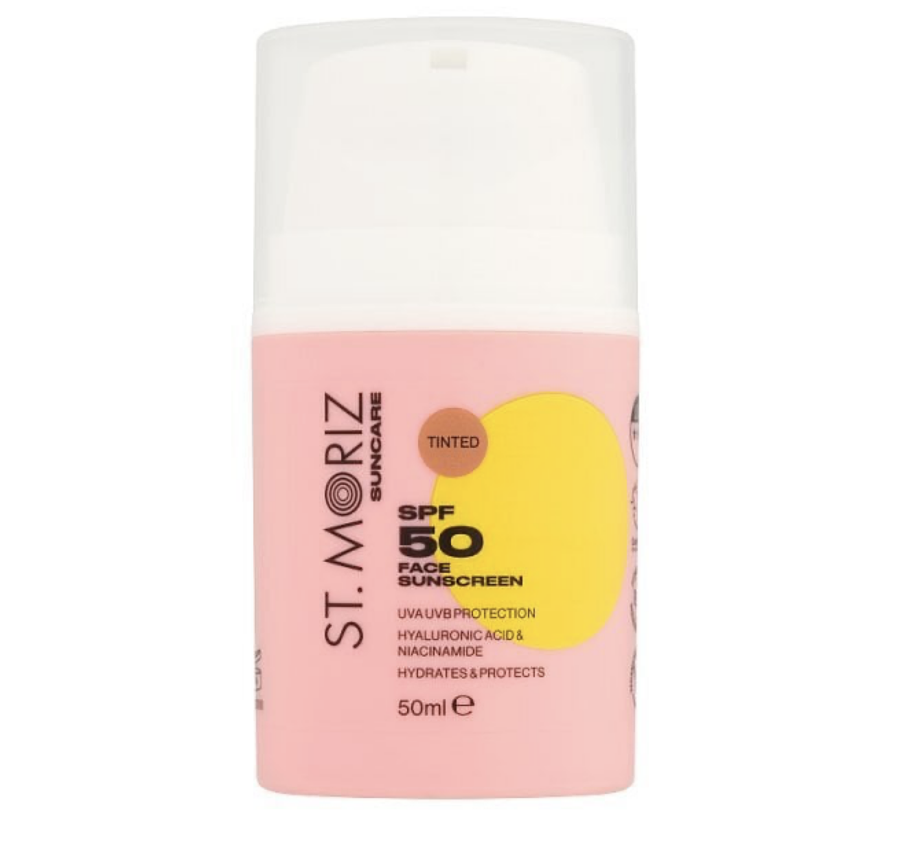 Тонуючий сонцезахист для обличчя St Moriz Suncare SPF50 Tinded Face Sunscreen 50ml