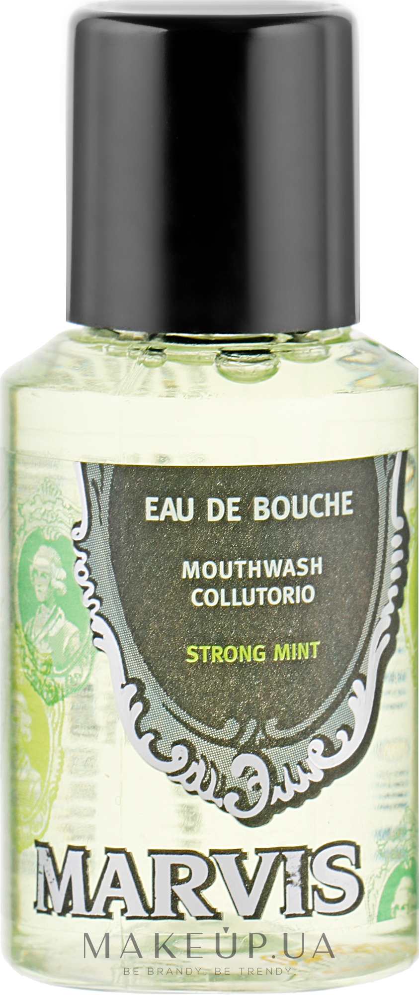 Ополіскувач-концентрат для порожнини рота "М'ята" Marvis Concentrate Strong Mint Mouthwash (міні) 30ml