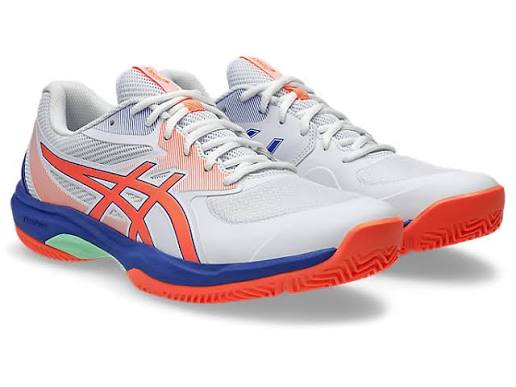 Кросівки чоловічі Asics Game FF padel white/vivid coral US 10
