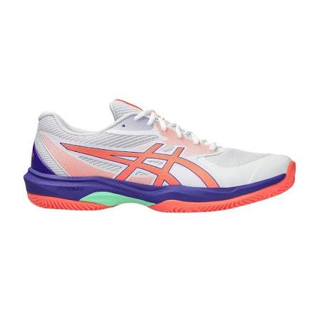 Кросівки чоловічі Asics Game FF padel white/vivid coral US 11
