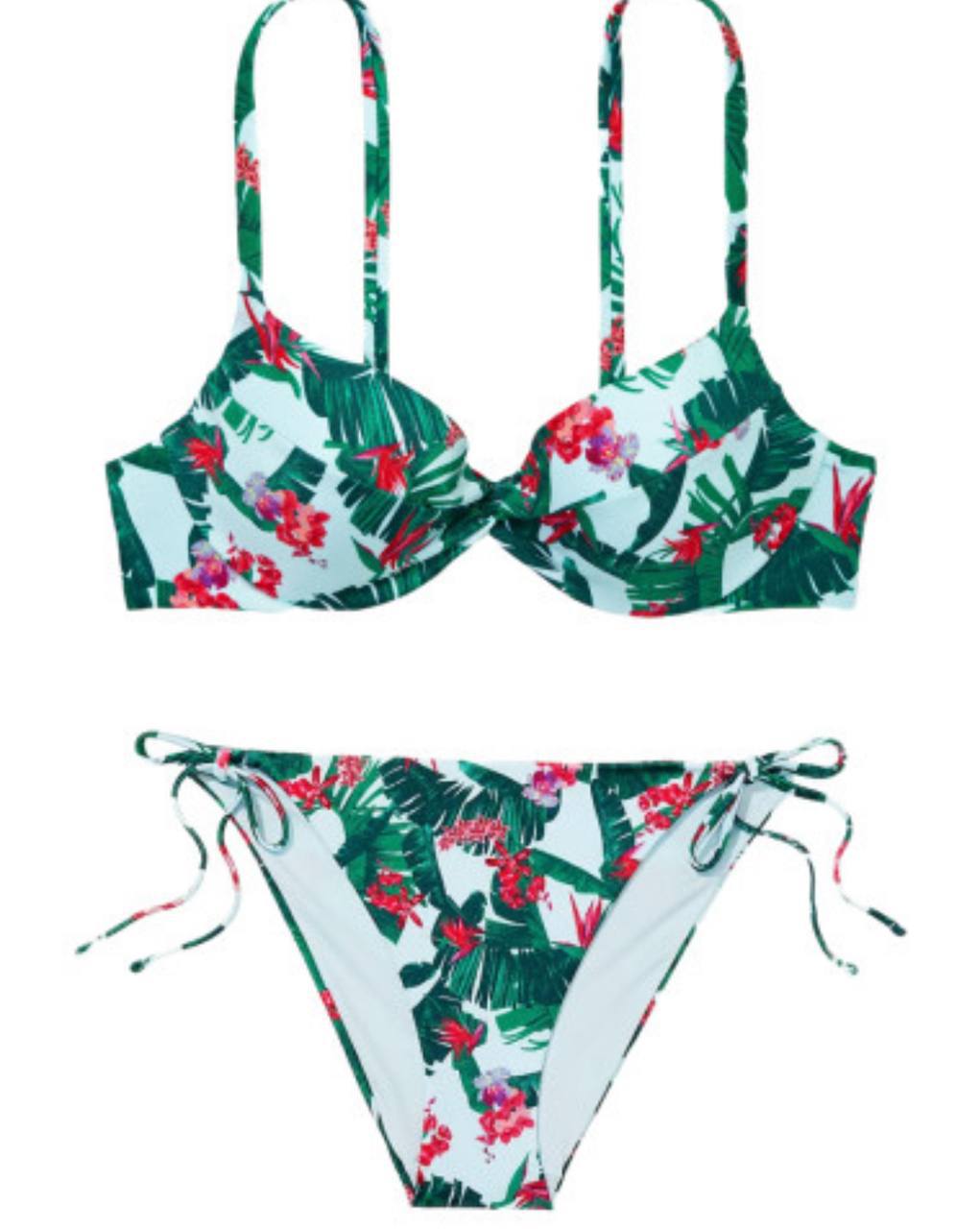 Купальник тропік Victoria's Secret Mix-and-Match Full-Coverage Blue Palm Size S бюст 32C