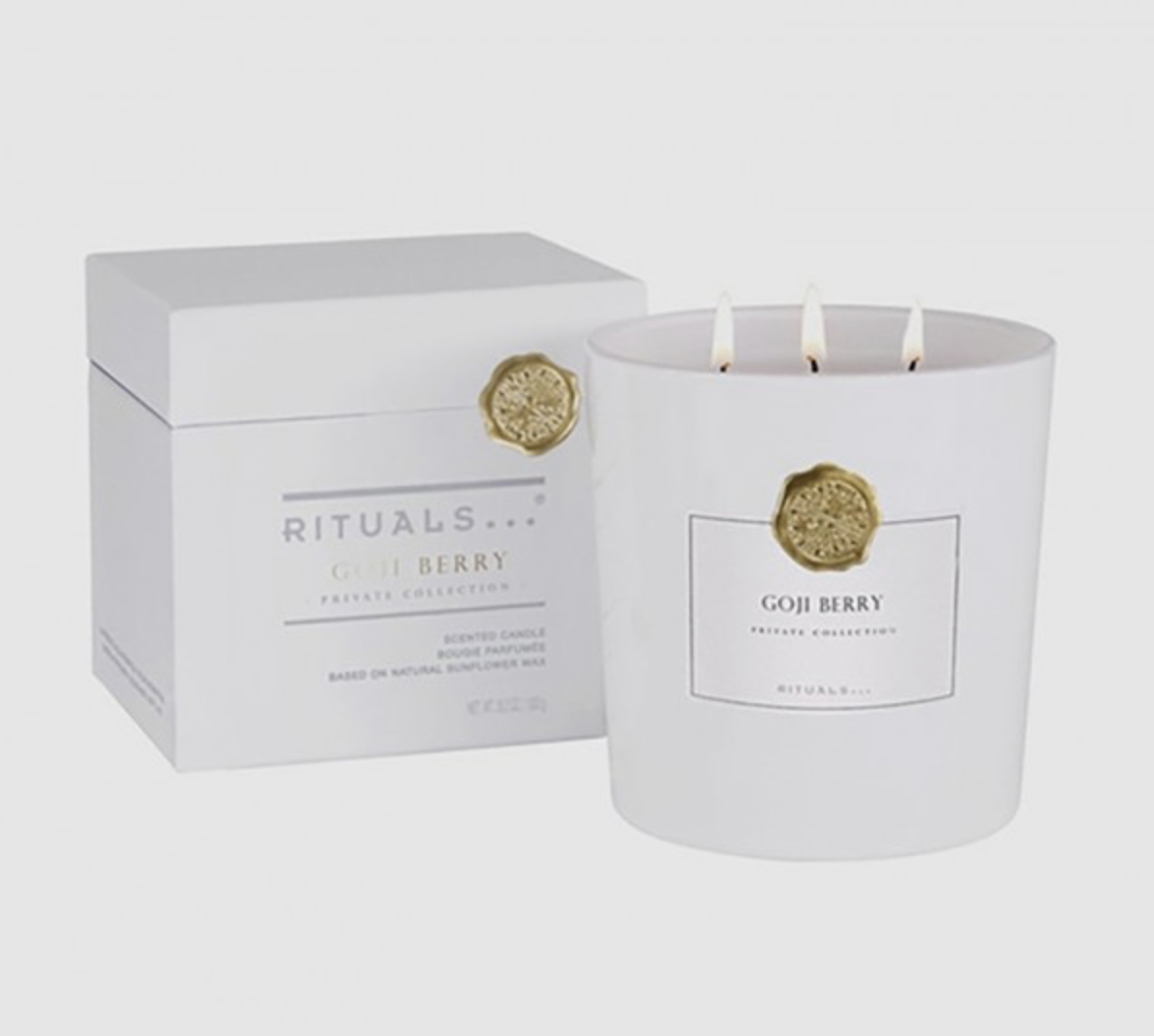 Ароматична Свічка - Rituals PRIVATE COLLECTION - Goji Berry Scented Candle luxury scented candle, 360 gr