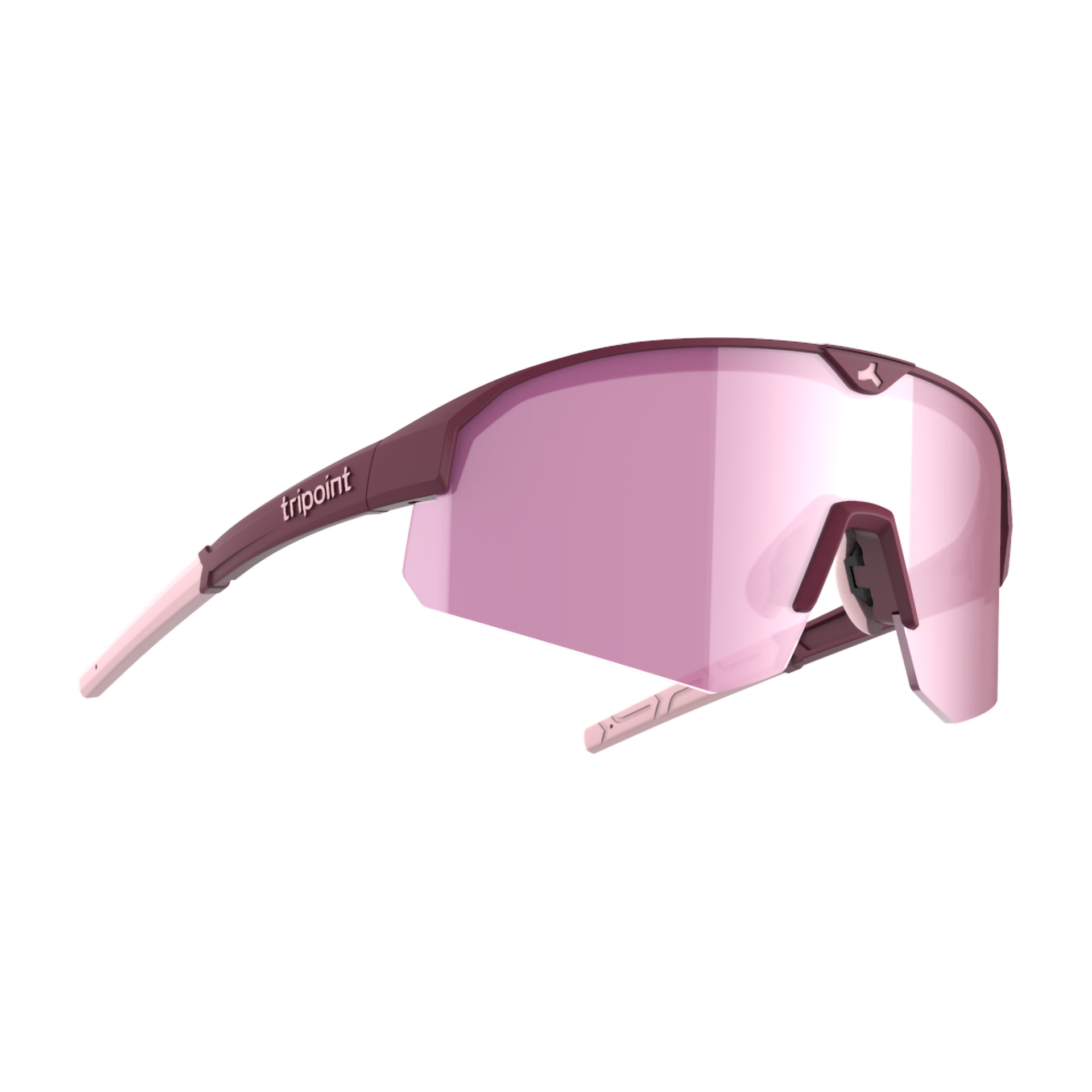 Спортивні окуляри Tripoint 005 Lake Victoria Small Sunglasses Matt Burgundy + Brown w Pink multi