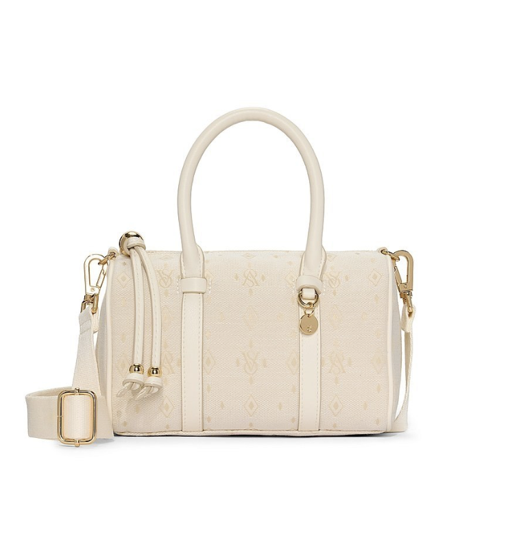 Кросс-боді молочна Victoria's Secret Legend Mini Duffle Crossbody Bag