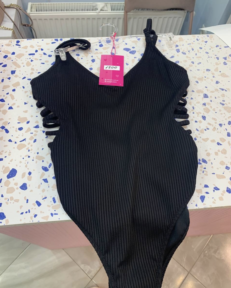 Купальник чорний суцільний Victoria's Secret Size XS