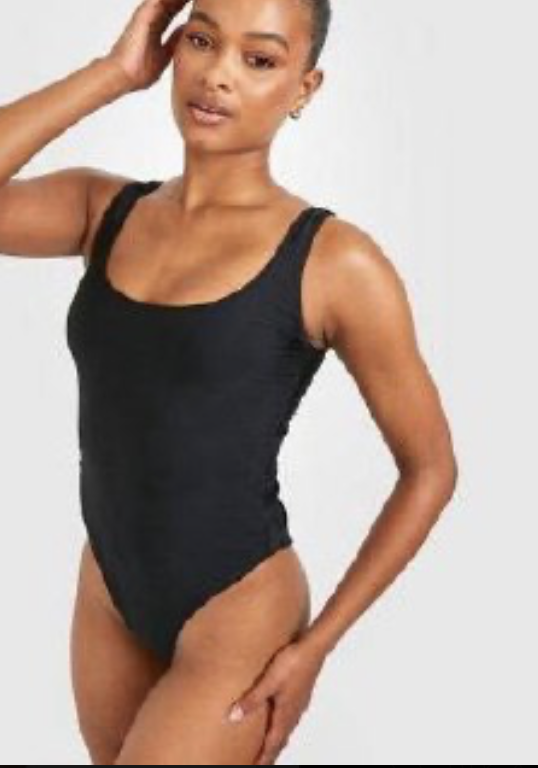 Купальник чорний суцільний PINK Victoria's Secret Size XS