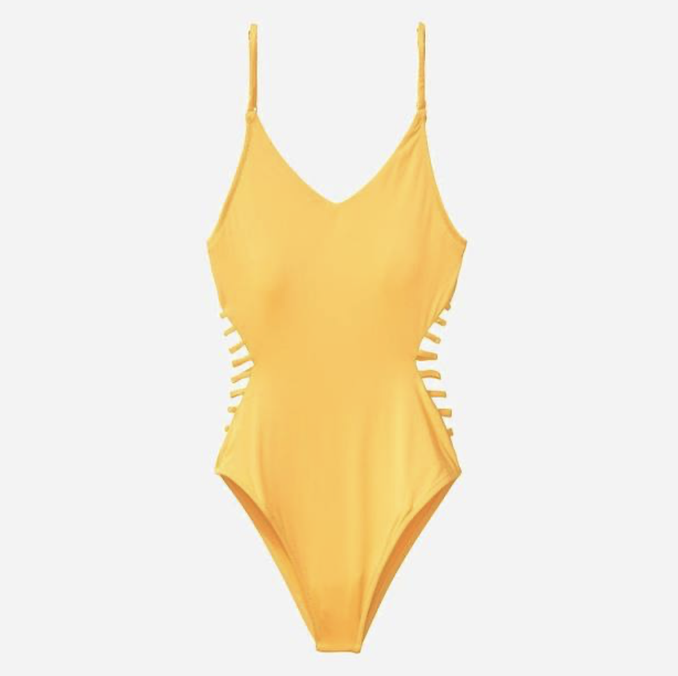 Купальник жовтий суцільний PINK Victoria's Secret Size XS