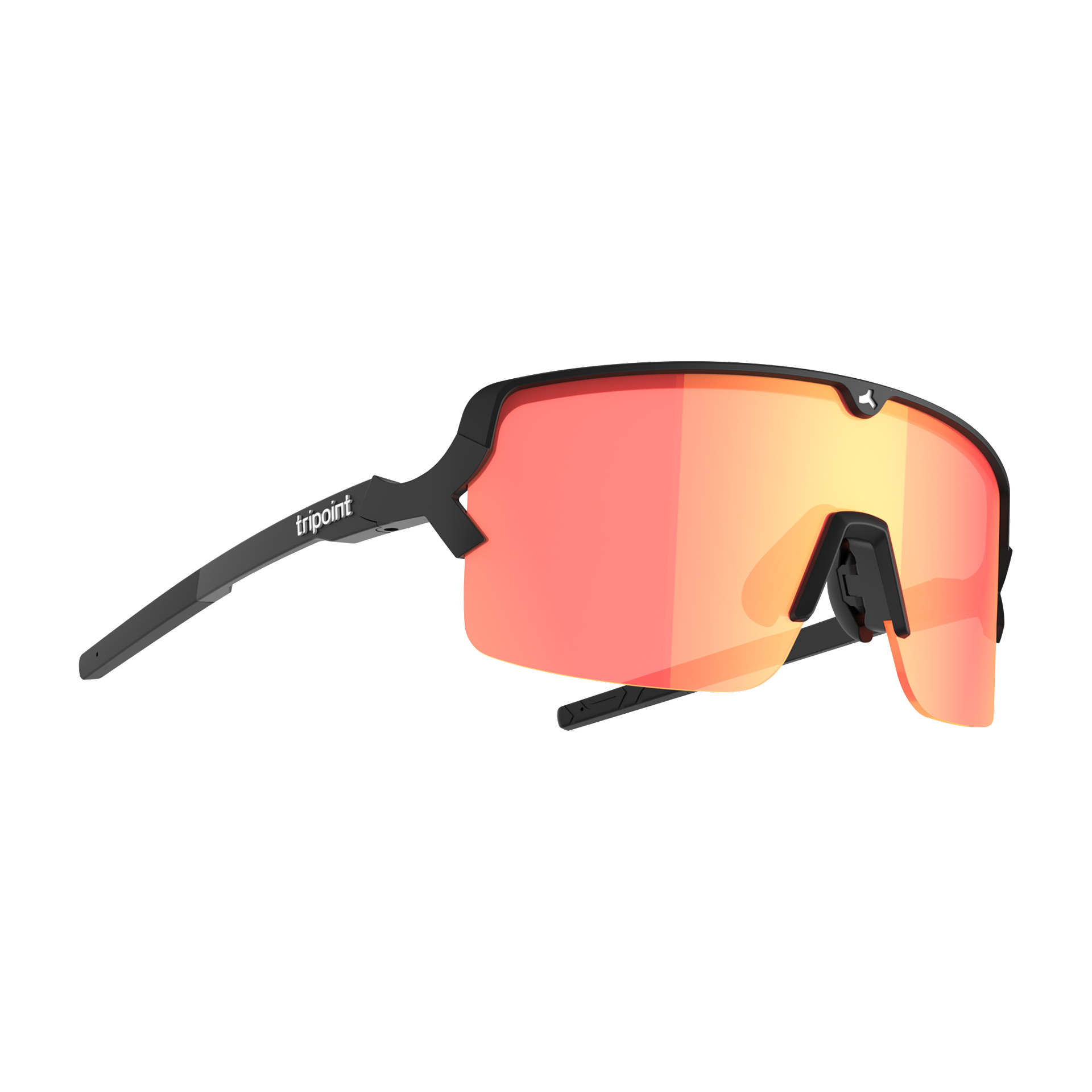 Спортивні окуляри Tripoint 008 Lake  Matt Black + Brown / Red Multi