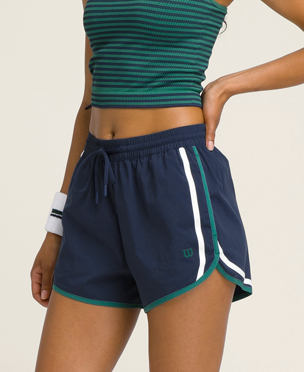 Wilson шорти Ellyn Short Classic Navy / Field Green XL