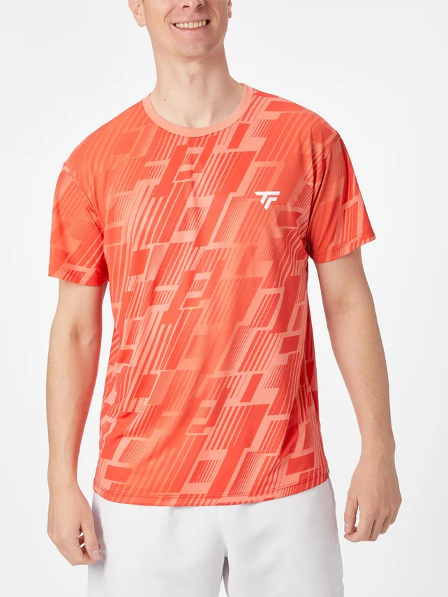 Футболка чоловіча Tecnifibre Xloop Mens Tee Coral коралова S