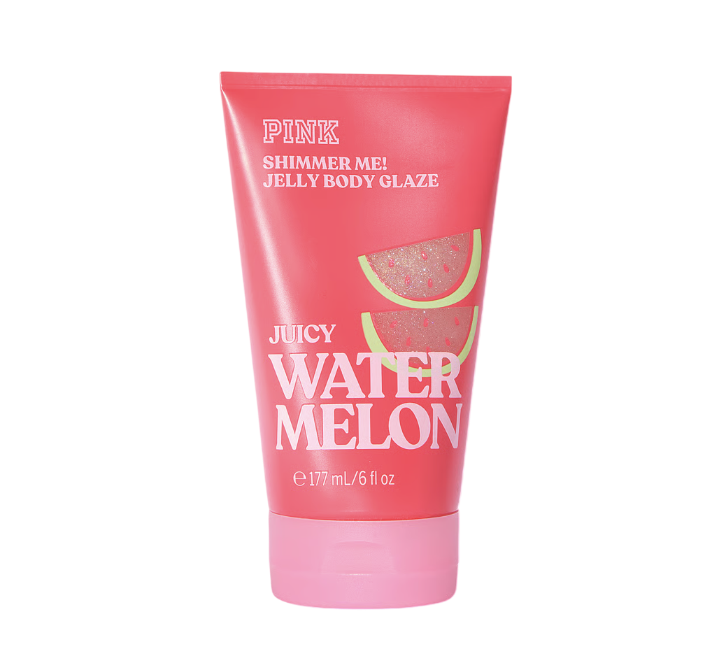 Желеподібний крем для тіла з шимером PINK Victoria's Secret - Juicy Watermelon Jelly Body Glaze 177ml