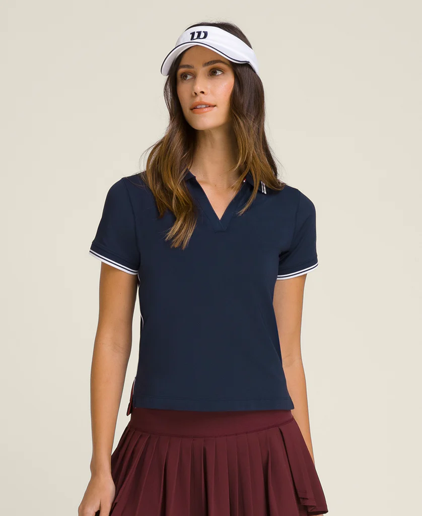 Футболка поло Wilson Club Polo classic navy синя М