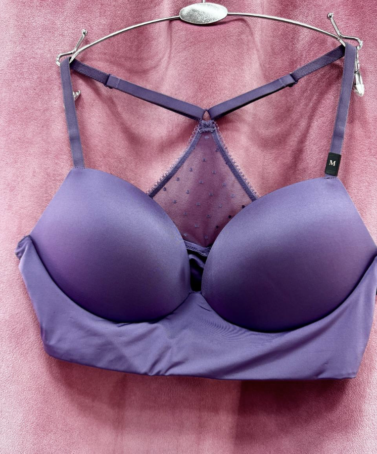 Бюстгальтер фіолетовий Victoria's Secret Very Sexy Mesh Back Push-Up Bra Size M