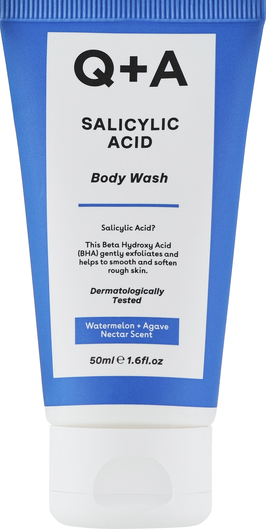 Очищаючий гель для тіла із саліциловою кислотою Q+A Salicylic Acid Body Wash 50ml