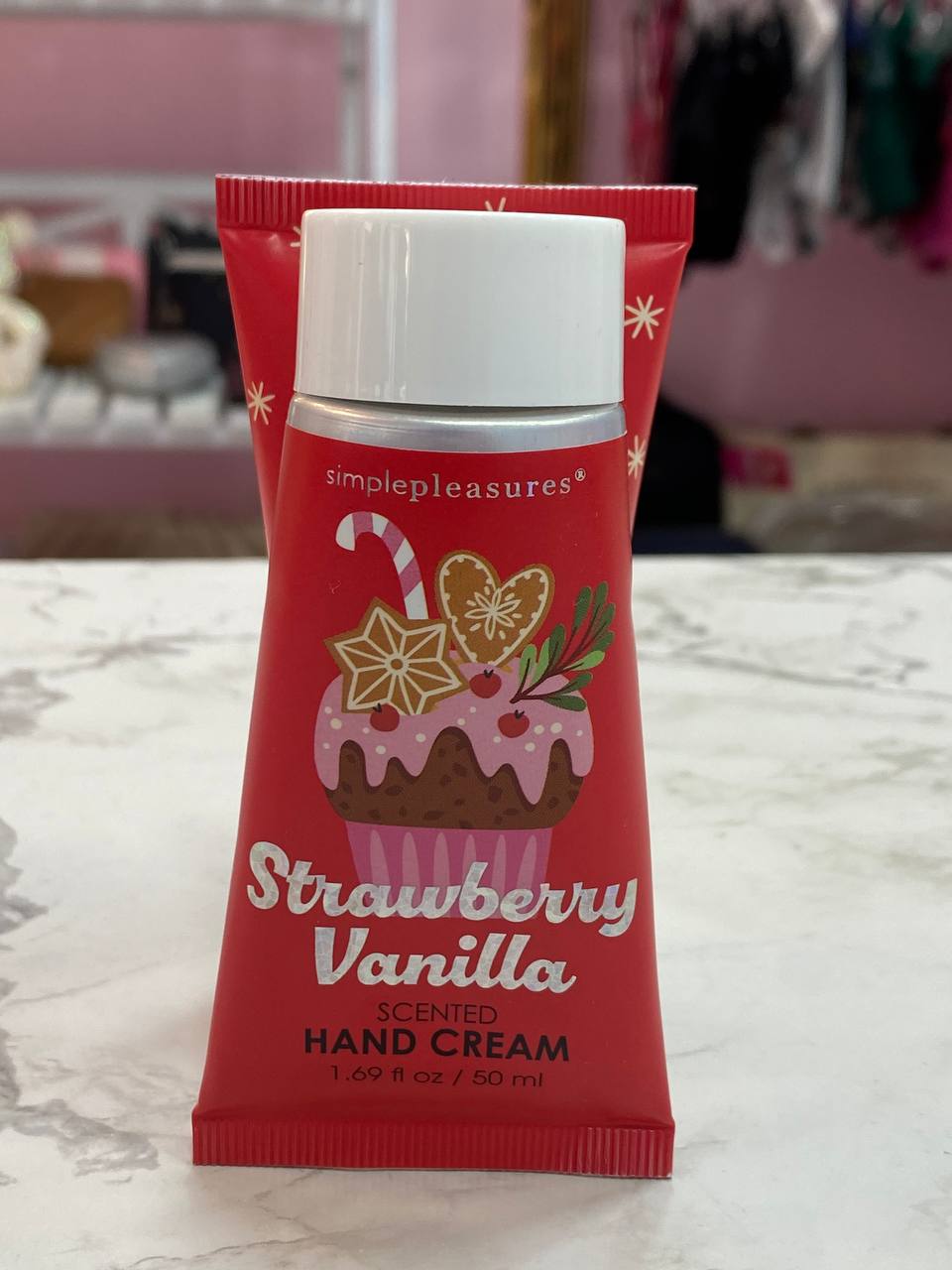 Крем для рук Simplepleasures Strawberry vanilla 50ml