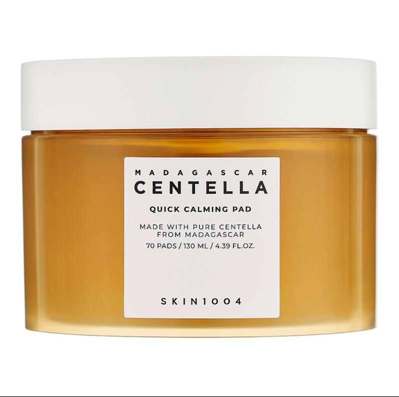 Заспокійливі пади з центеллою SKIN1004 Madagascar Centella Quick Calming Pad 70шт