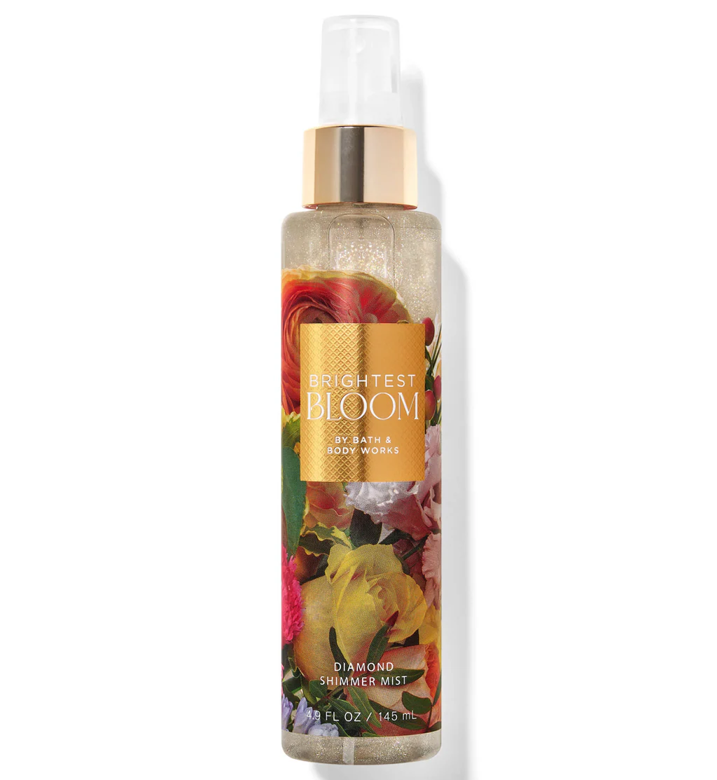Парфумований шиммер-міст для тіла Bath and Body Works - Brightest Bloom Shimmer 145ml