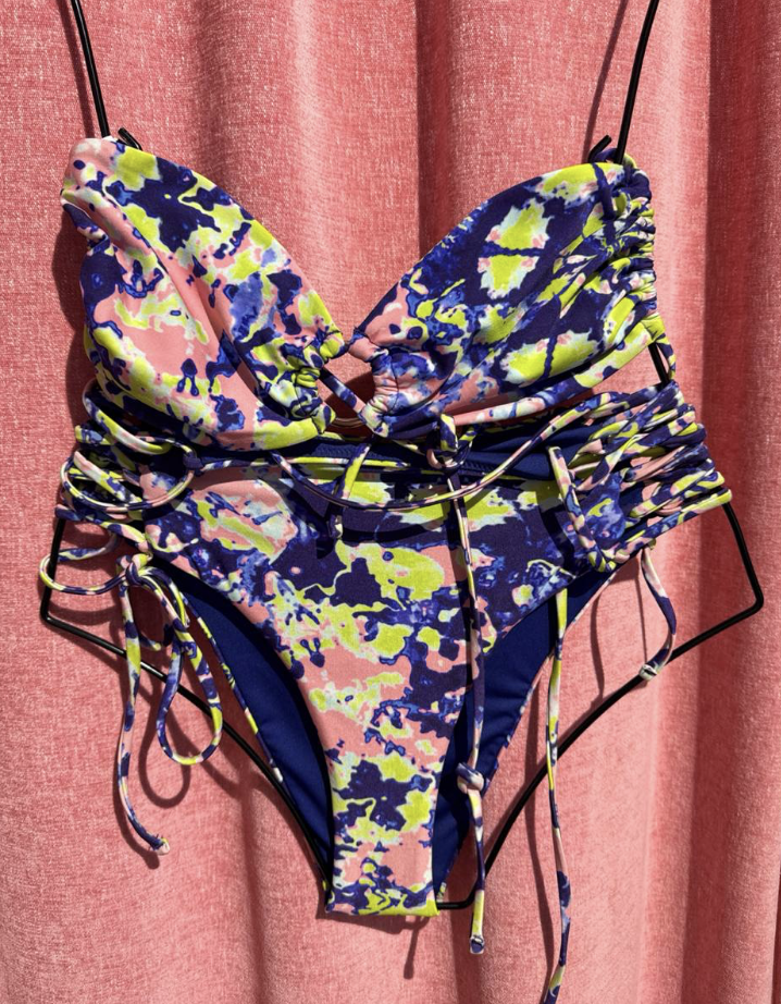 Купальник синій з розводами Victoria's Secret Size S