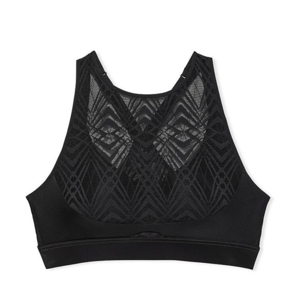 Топ чорний Victoria’s Secret Black Medium Impact High Neck Sports Size