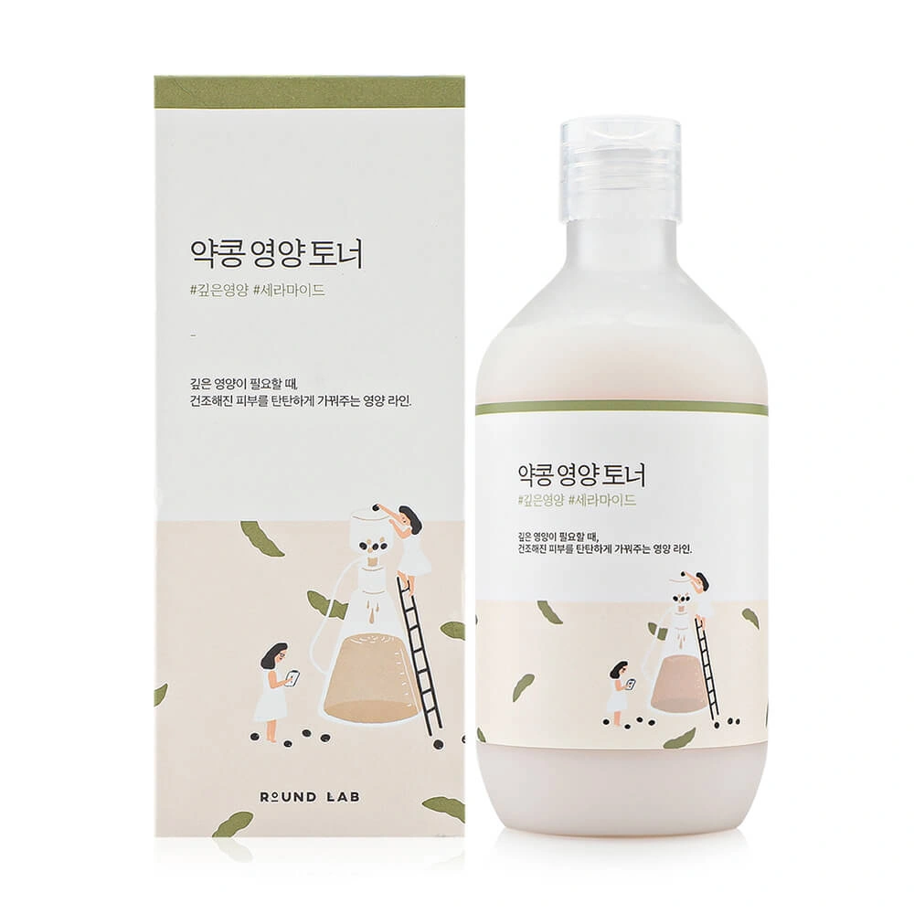 Поживний тонер з екстрактом чорних соєвих бобів Round Lab Soybean Nourishing Toner 300 ml