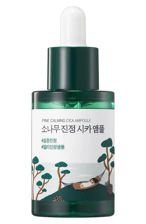 Заспокійлива сироватка з екстрактом соснових голок Round Lab Pine Calming Cica Ampule
