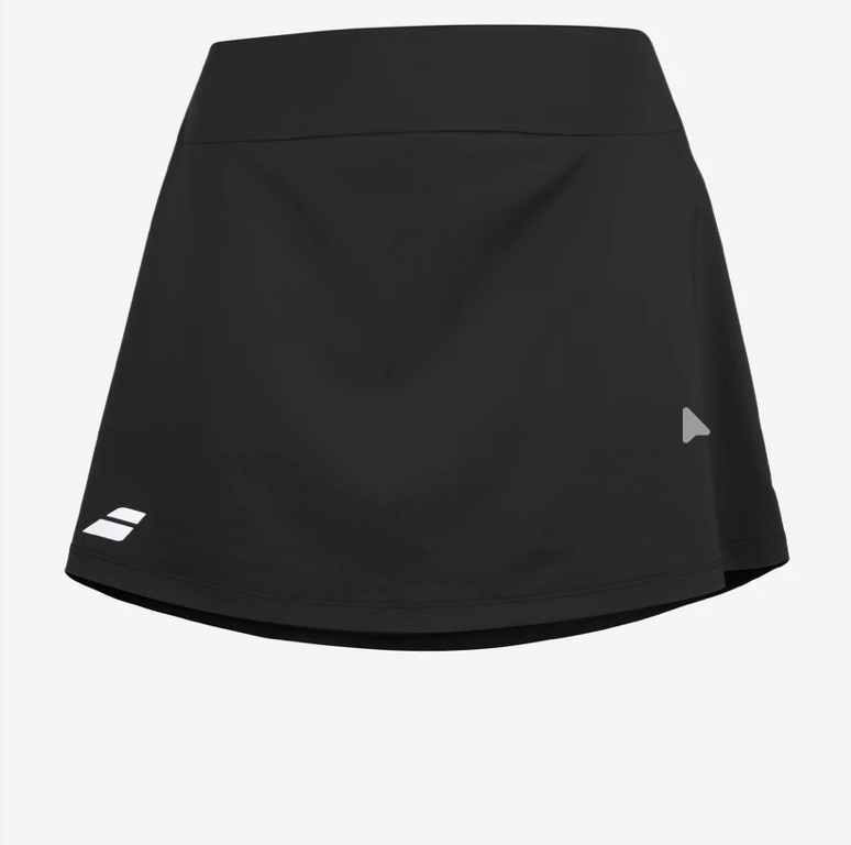 Cпідниця тенісна BABOLAT PLAY SKIRT WOMEN чорна XL